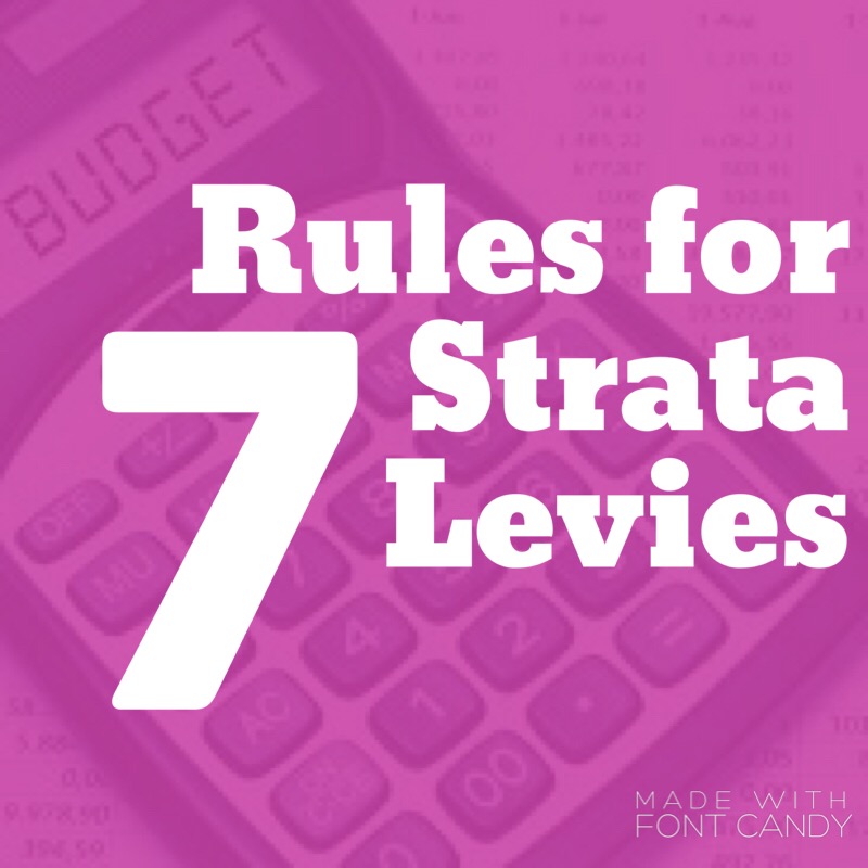 strata levies