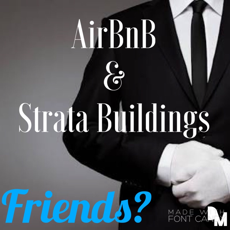 Strata Short term letting sydney airbnb